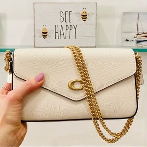 Coach Wyn grained leather cross-body bag